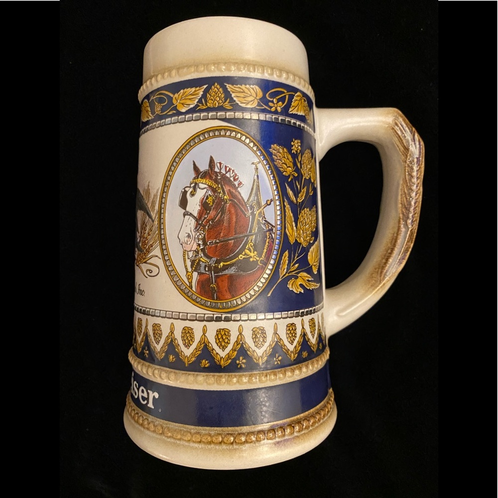 Vintage Anheuser-Busch Budweiser Collectible Beer Stein